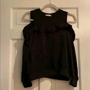 Girls cold shoulders blouse